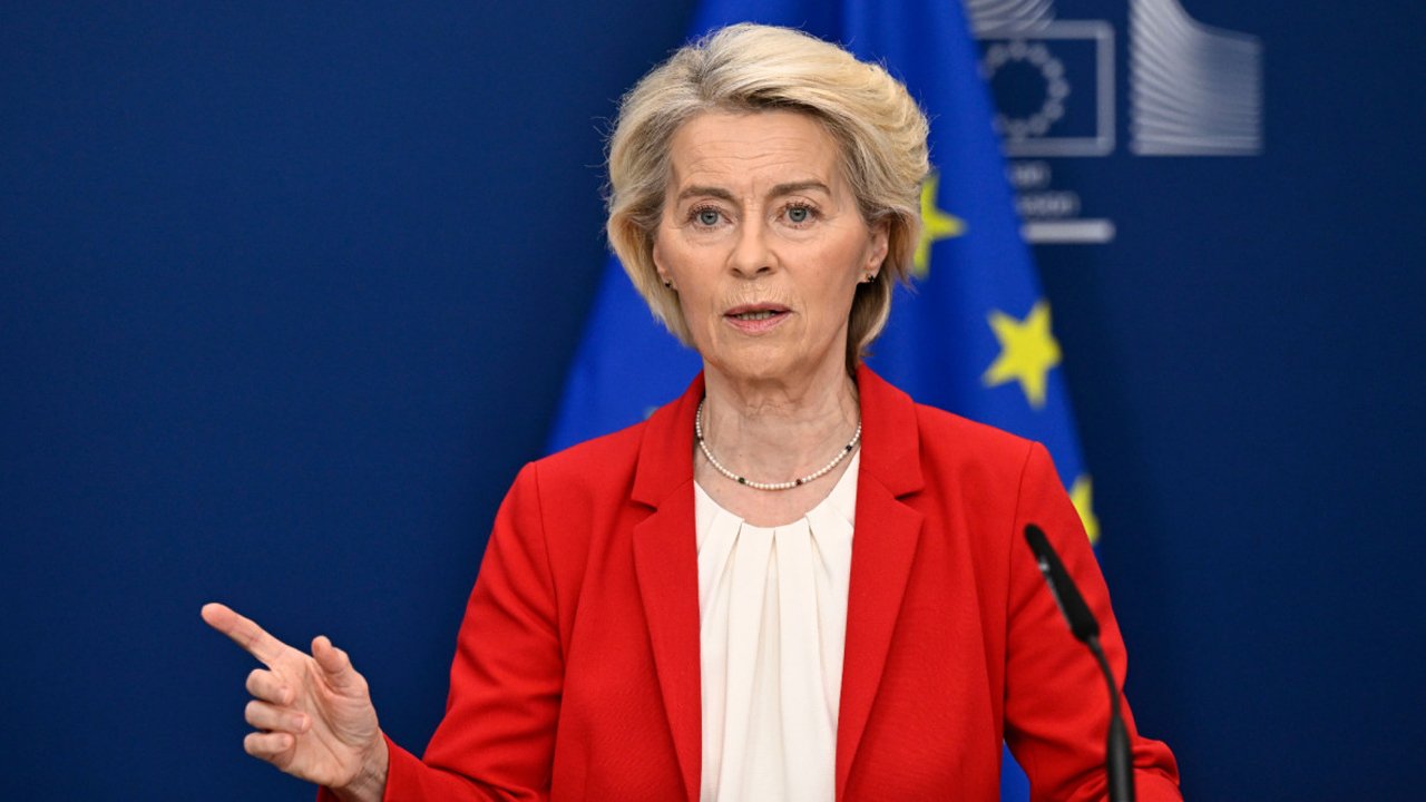La presidenta de la comisión europea, Ursula von der Leyen