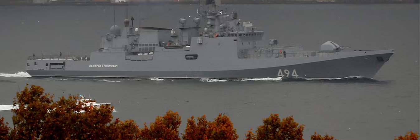 La fragata rusa Admiral Grigorovich